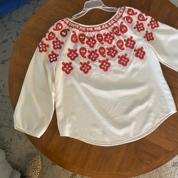 Tory Burch Tops - Tory Burch embroidered top